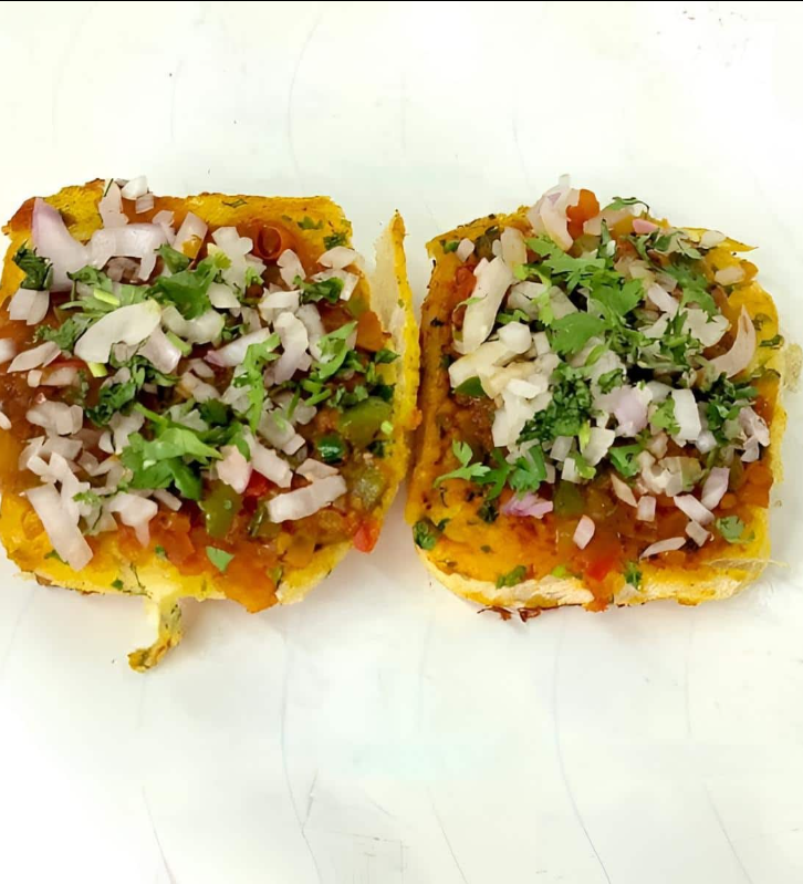 Cheesy masala pav